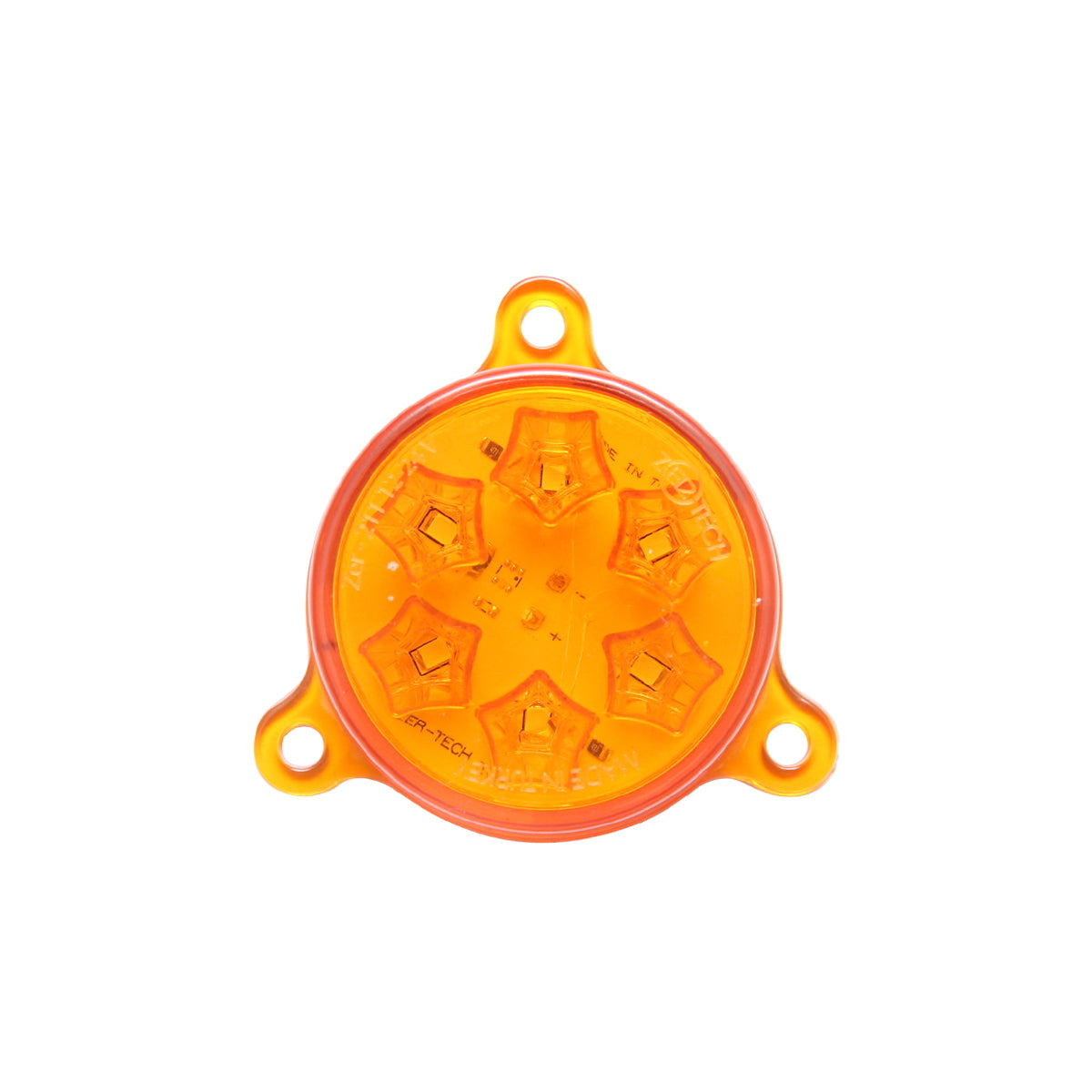 Universal round LED lamp 12/24V yellow Breckner Germany